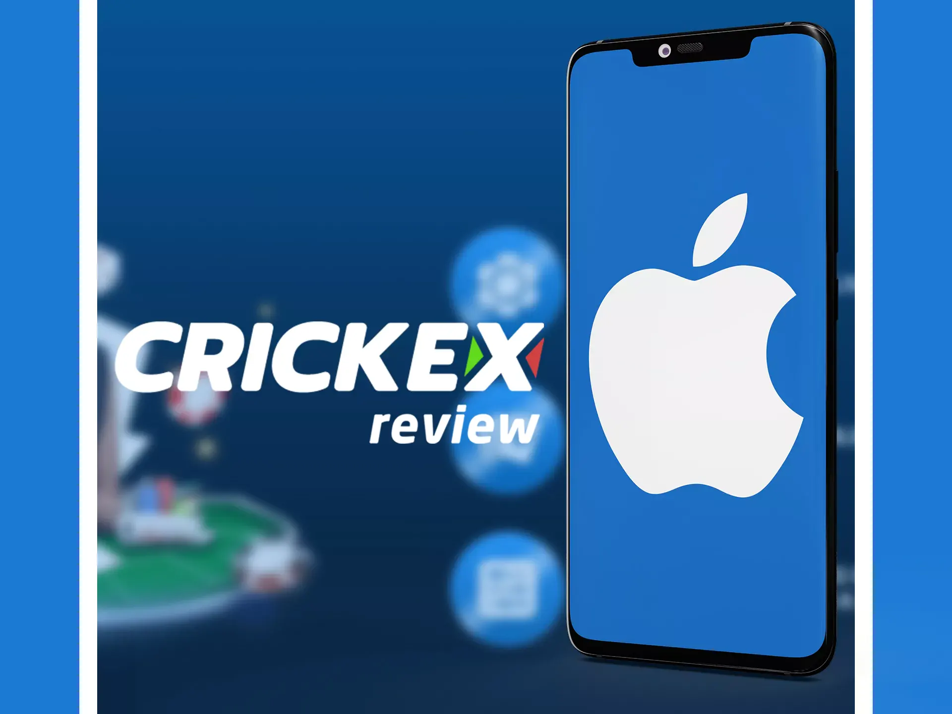 iOS devices support the mobile version of the Crickex site.