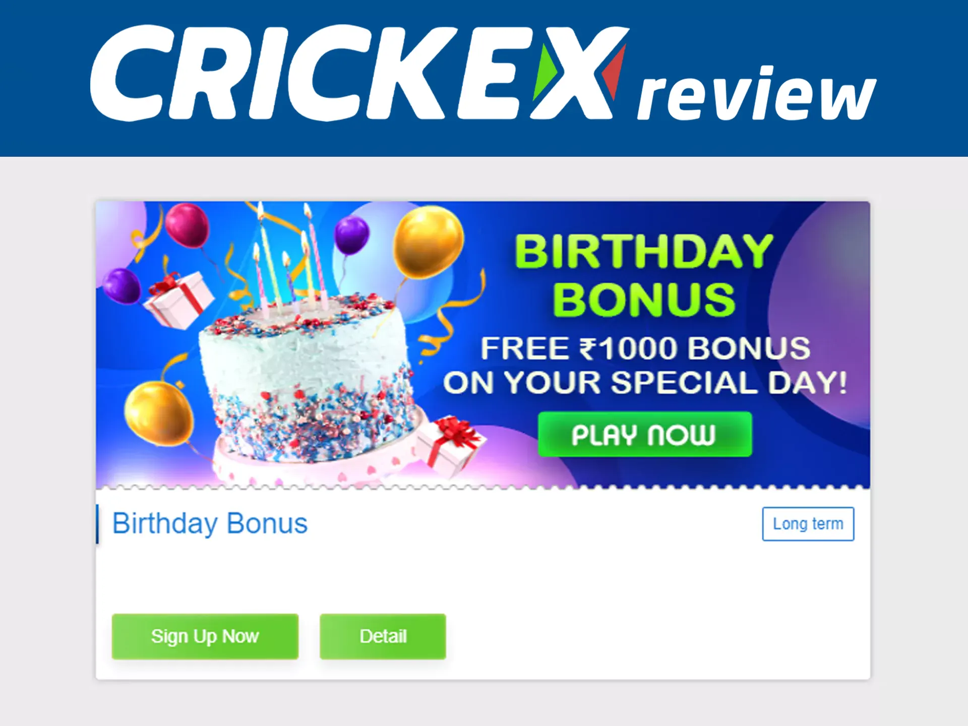 Get Birthday bonus when you celebrate it.