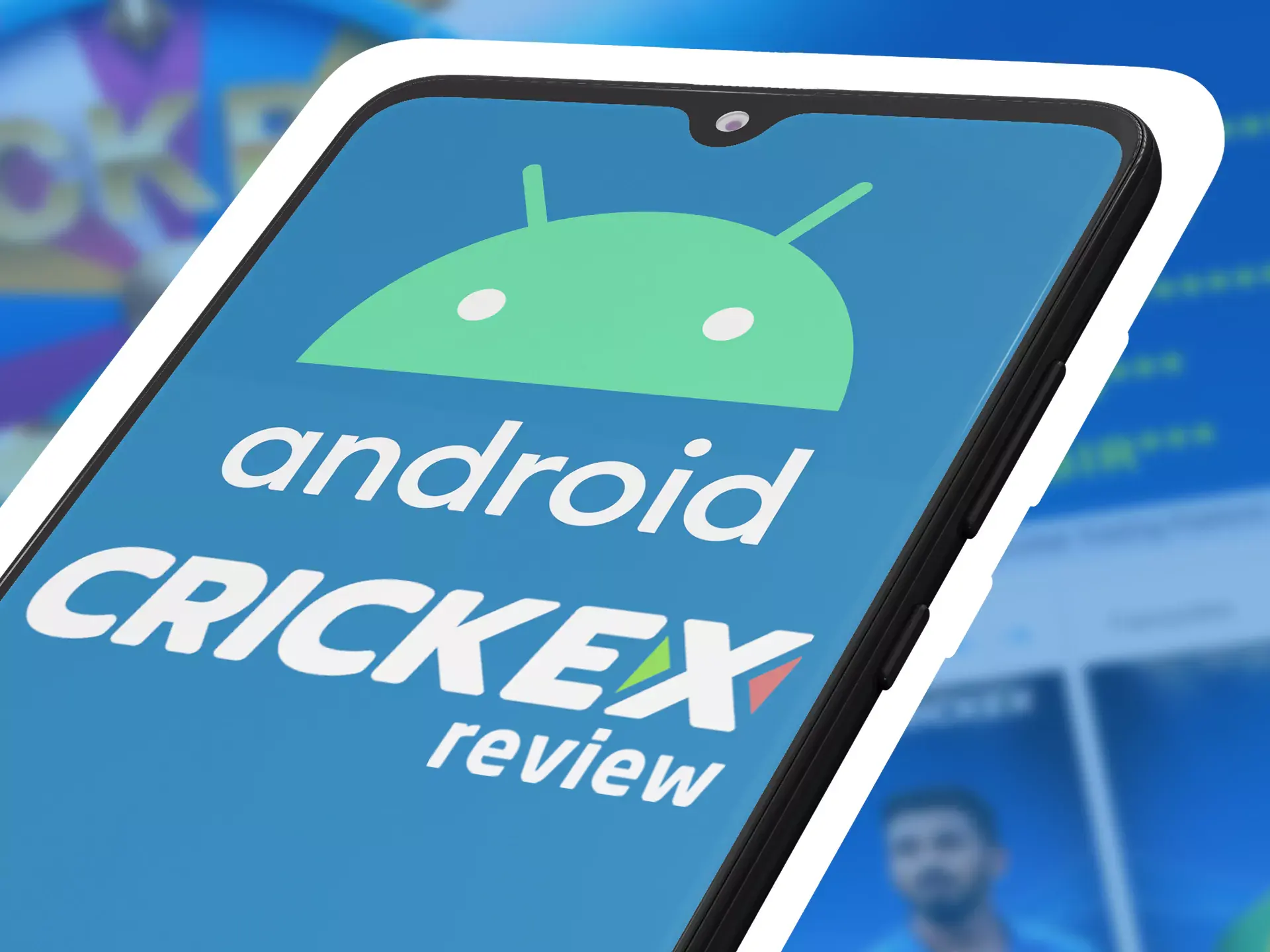 Download Crickex app on your Android device.