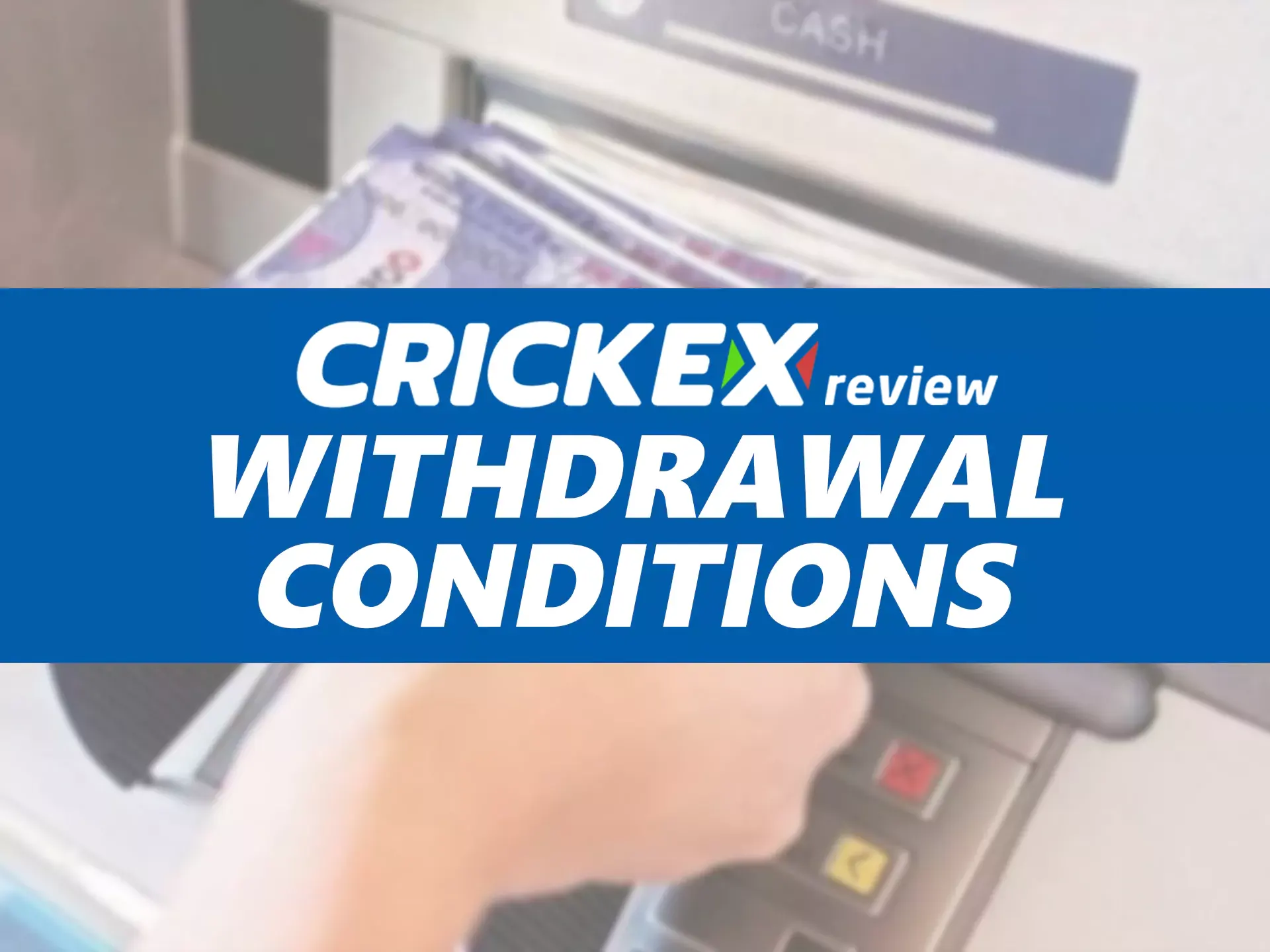 Withdraw without problems from crickex.