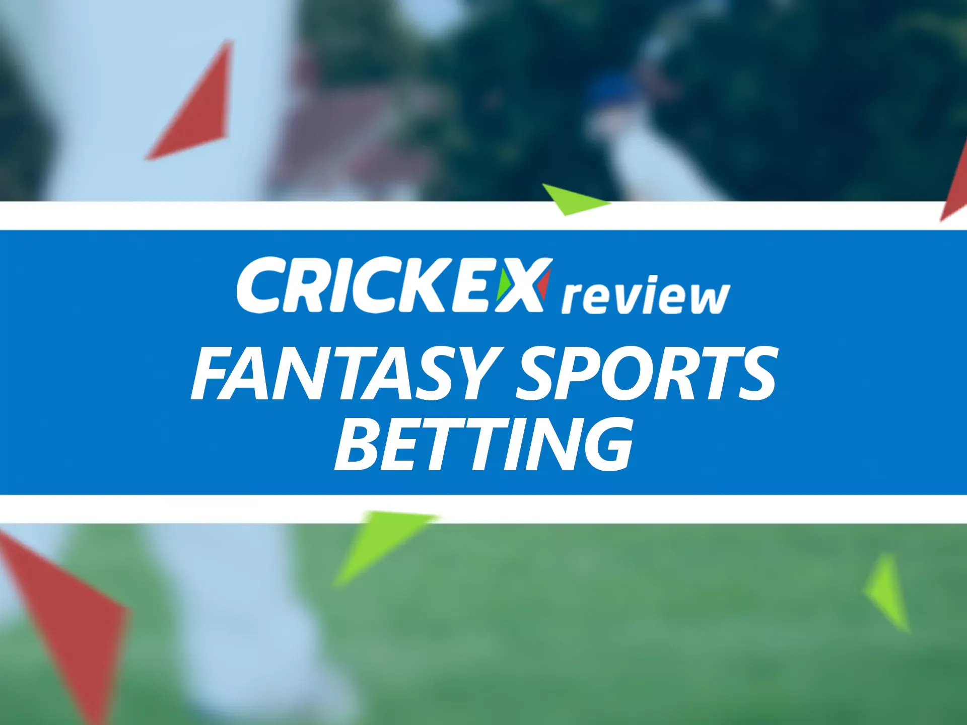 Indian users can bet on fantasy sports on Crickex.