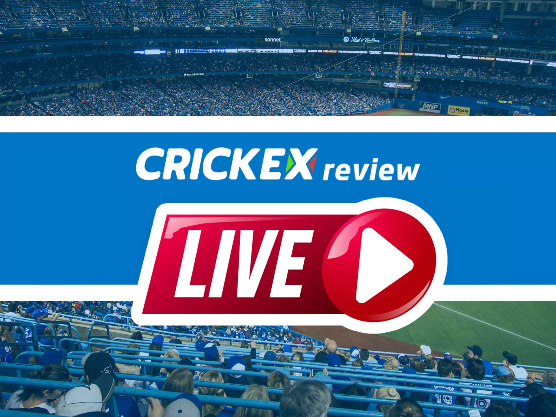 Watch live streams on the official Crickex website.